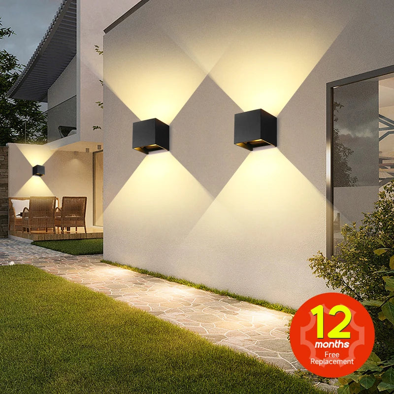 Waterproof Outdoor LED Wall Light – Aluminum