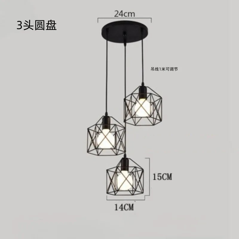 Industrial Adjustable LED Pendant Light