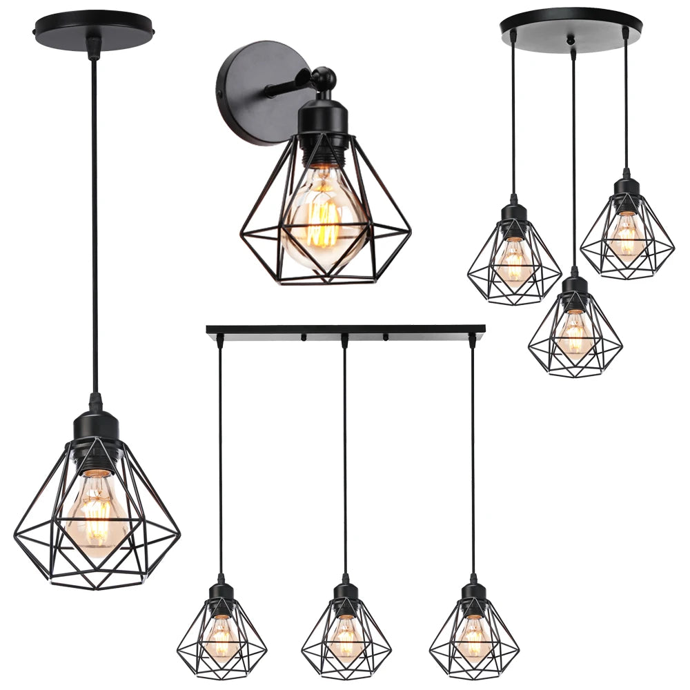 Industrial Adjustable LED Pendant Light