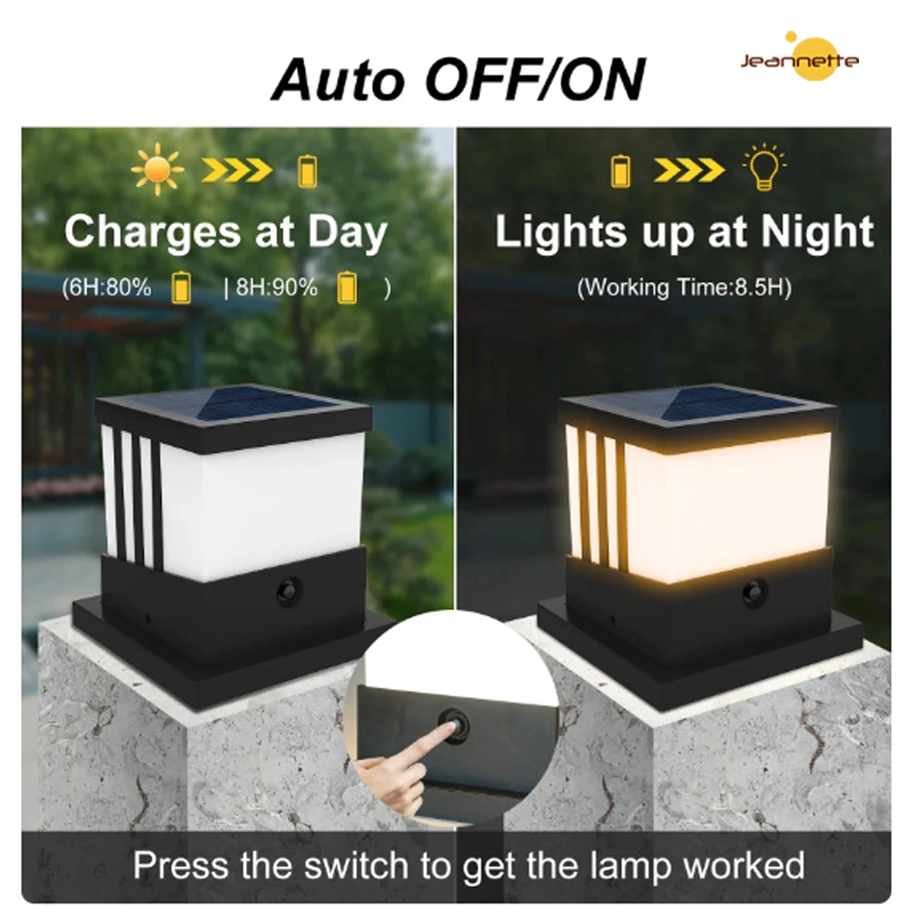 Solar LED Outdoor Post & Fence Light