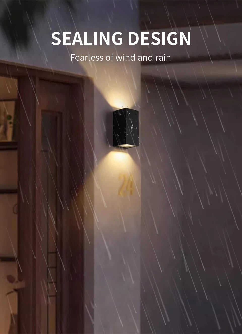 IP66 Waterproof LED Outdoor Wall Sconce