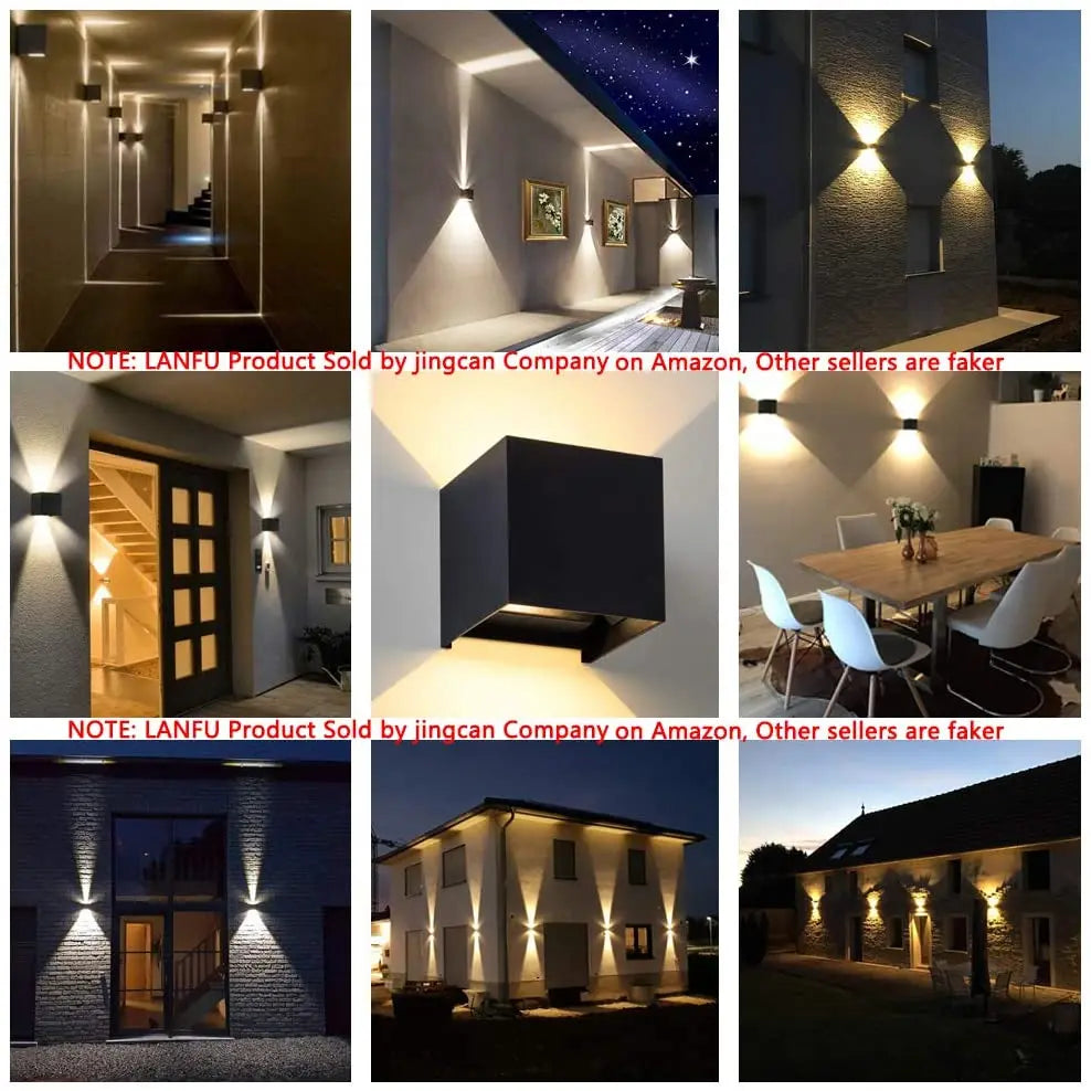 Waterproof Outdoor LED Wall Light – Aluminum