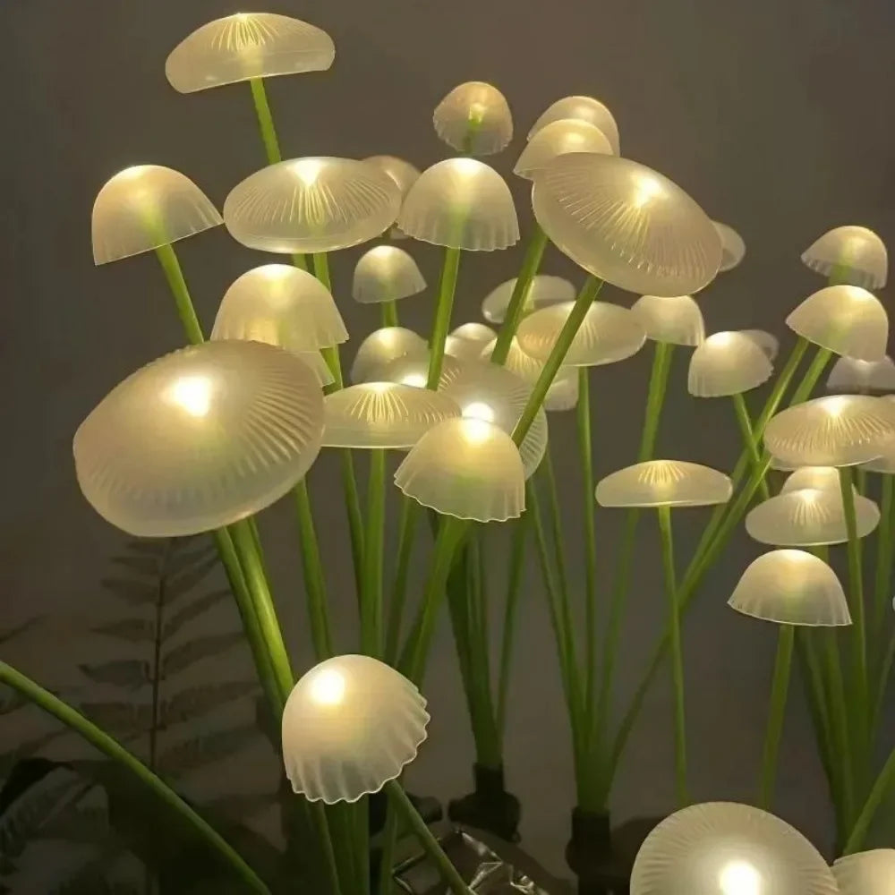 Solar LED Mushroom Flower Garden Lights