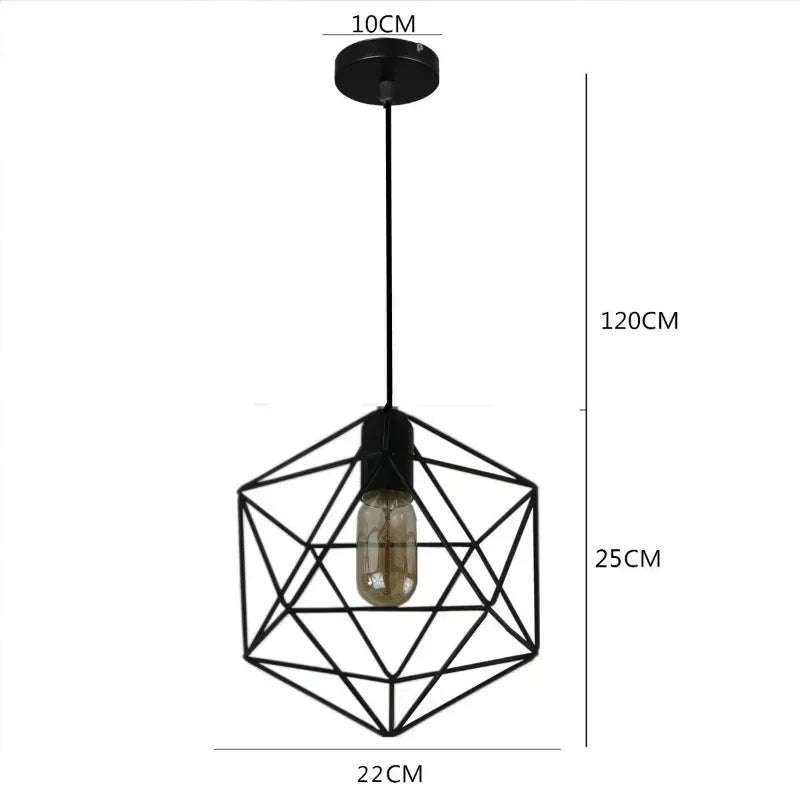 Industrial Adjustable LED Pendant Light