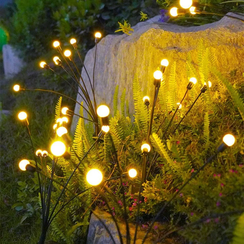 Solar LED Firefly Garden Lights