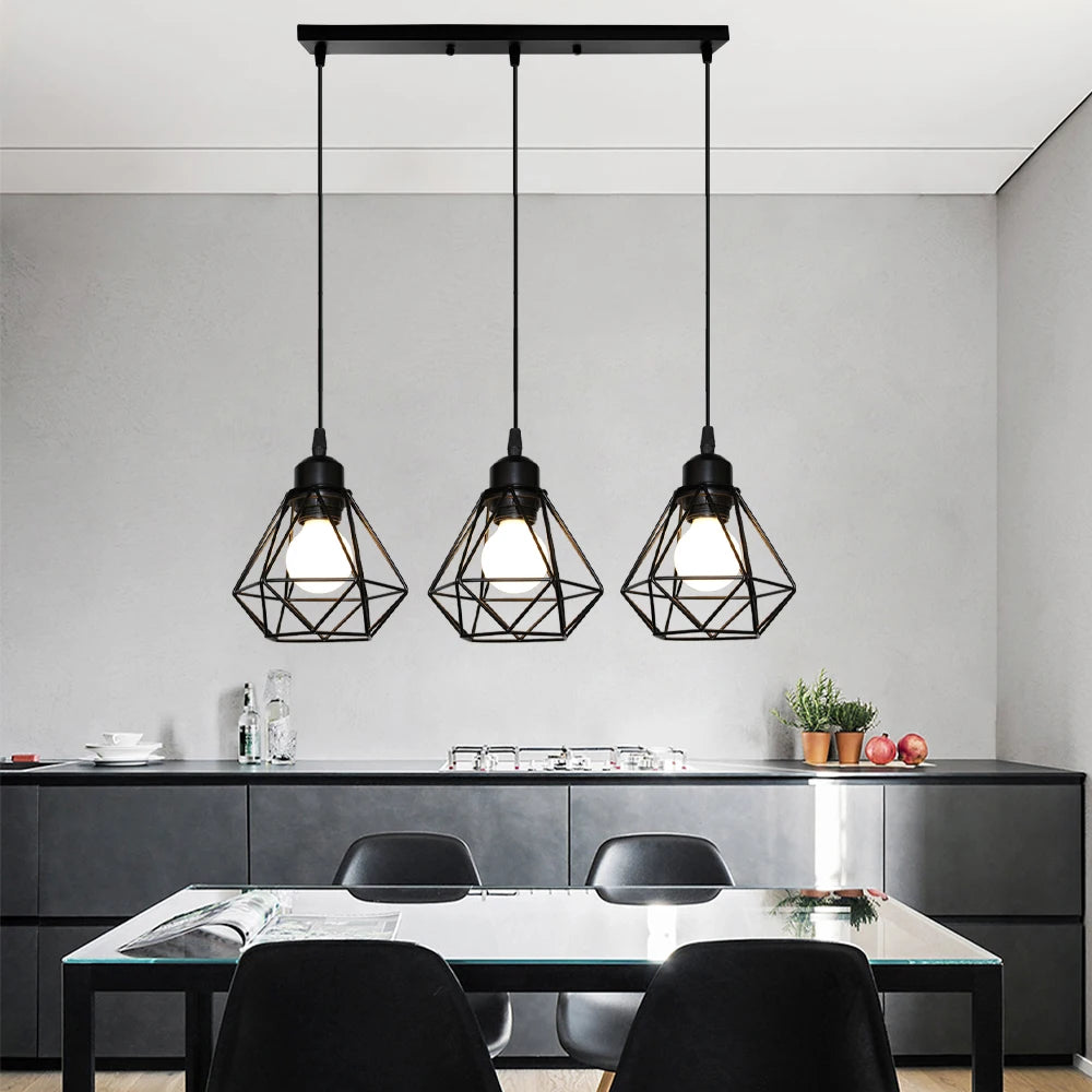 Industrial Adjustable LED Pendant Light