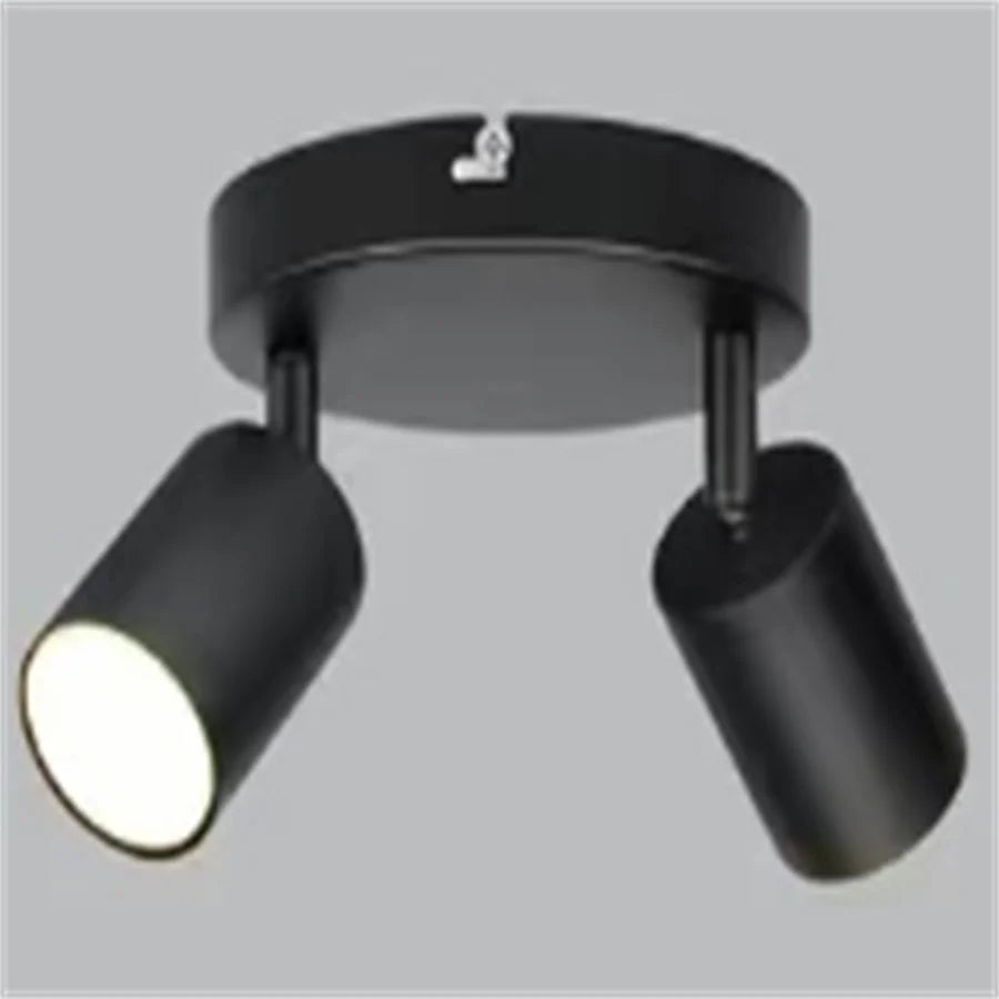 Modern GU10 LED Ceiling Light – Black