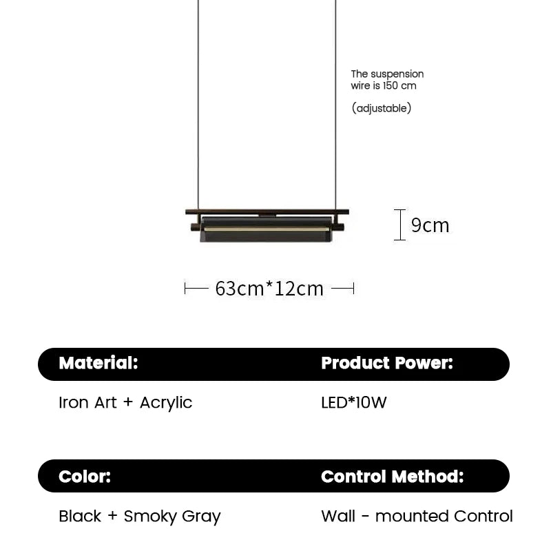 Minimalist LED Pendant Light for Kitchen & Dining Room