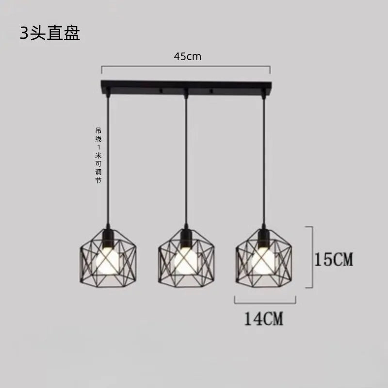 Industrial Adjustable LED Pendant Light