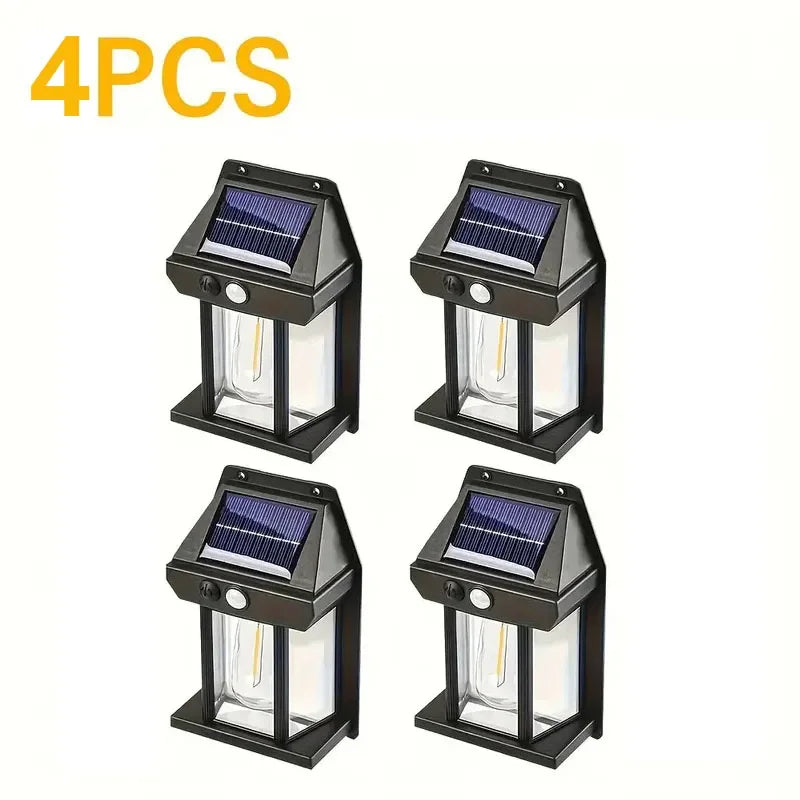 Solar Motion Sensor Outdoor Porch Light