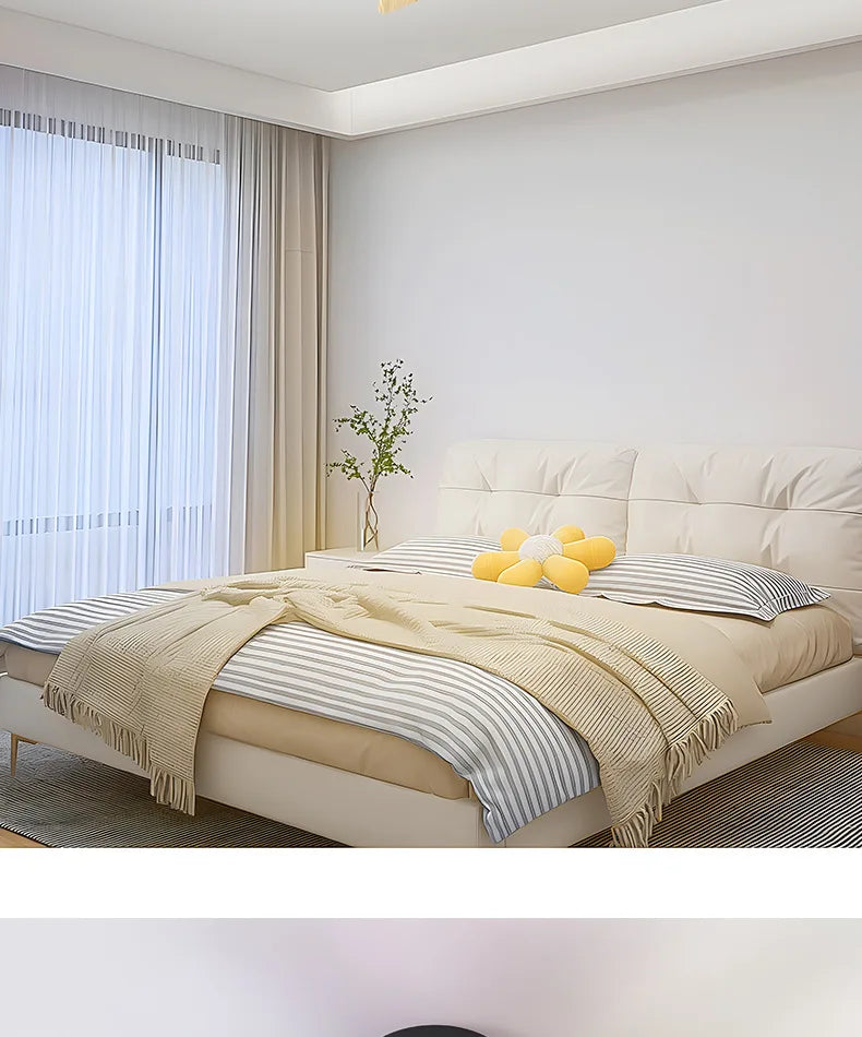 Low Profile RGB Ceiling Fan with Light & Remote Control