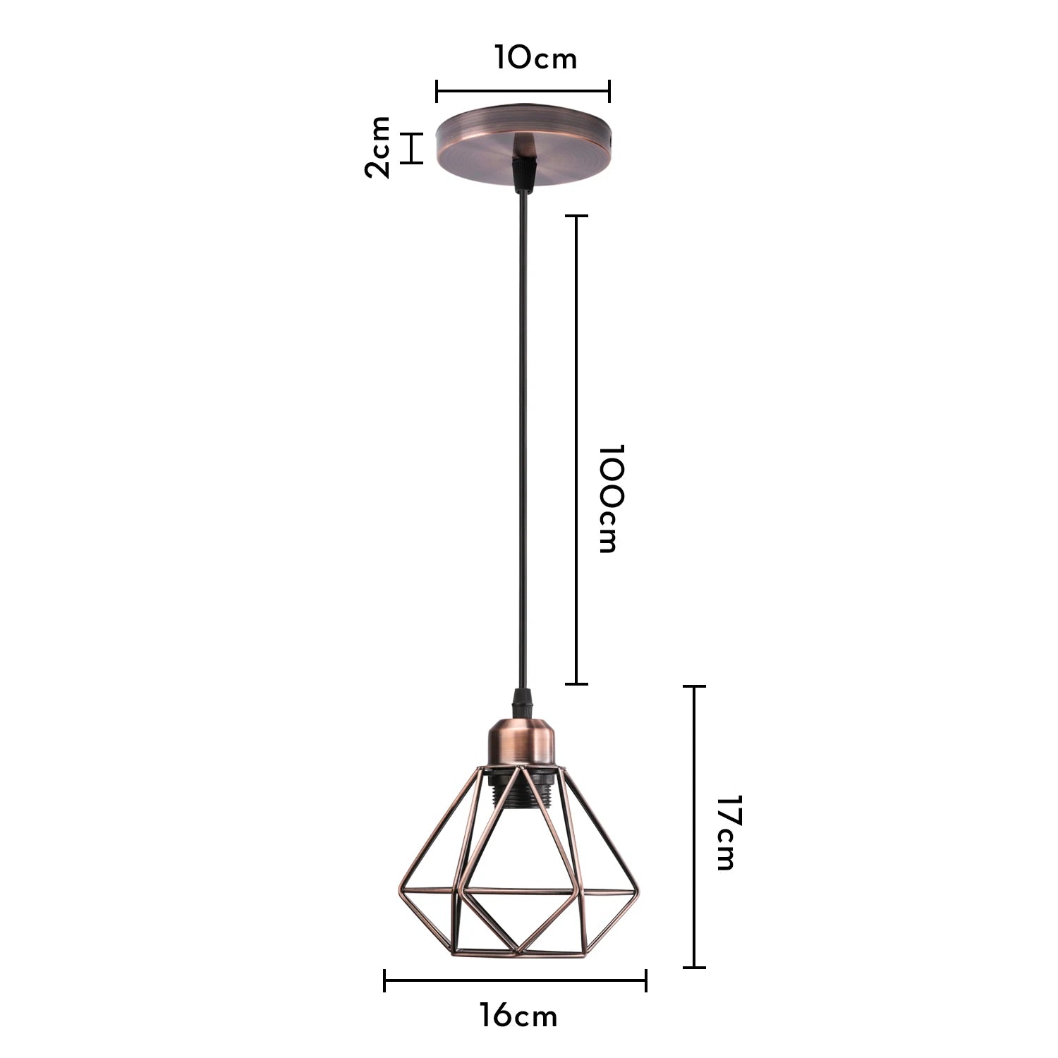 Industrial Adjustable LED Pendant Light