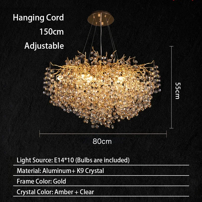 Luxury Crystal Pendant Chandelier