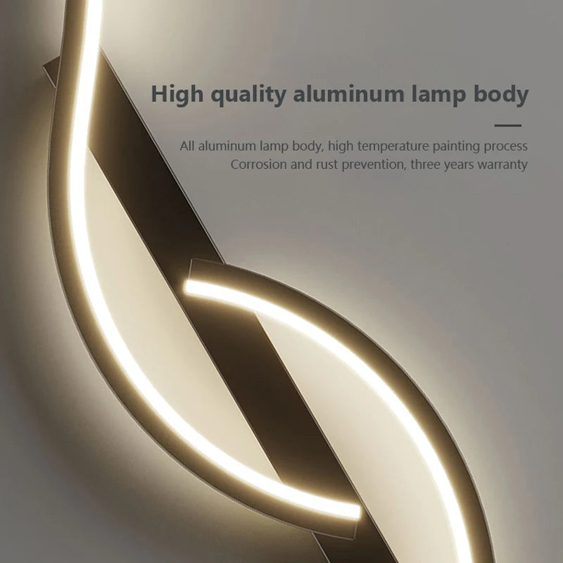 Minimalist LED Long Strip Wall Sconce