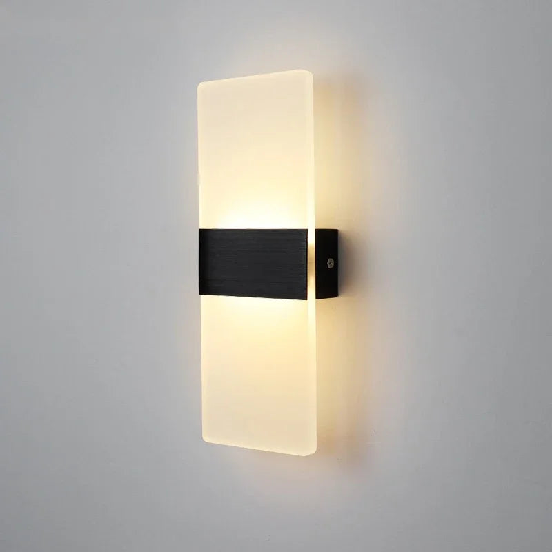 Minimalist Acrylic LED Long Wall Light