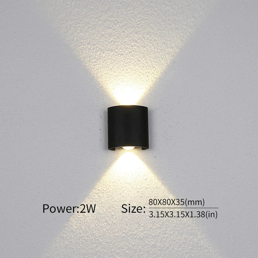 Minimalist IP66 LED Wall Light