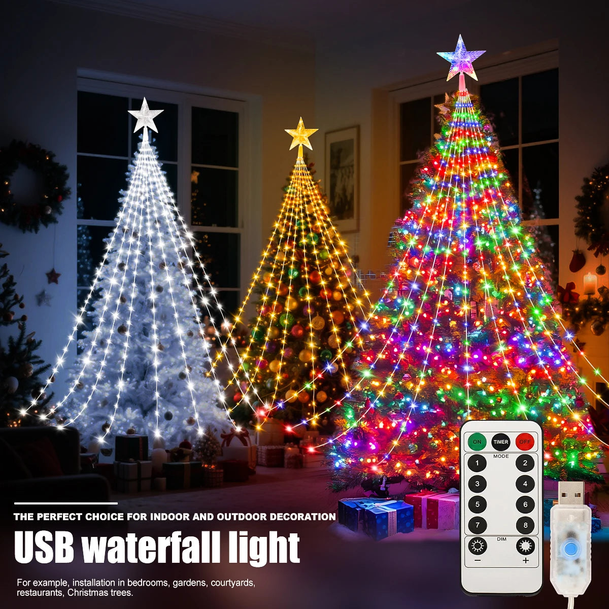 USB LED Fairy String Lights – Waterproof
