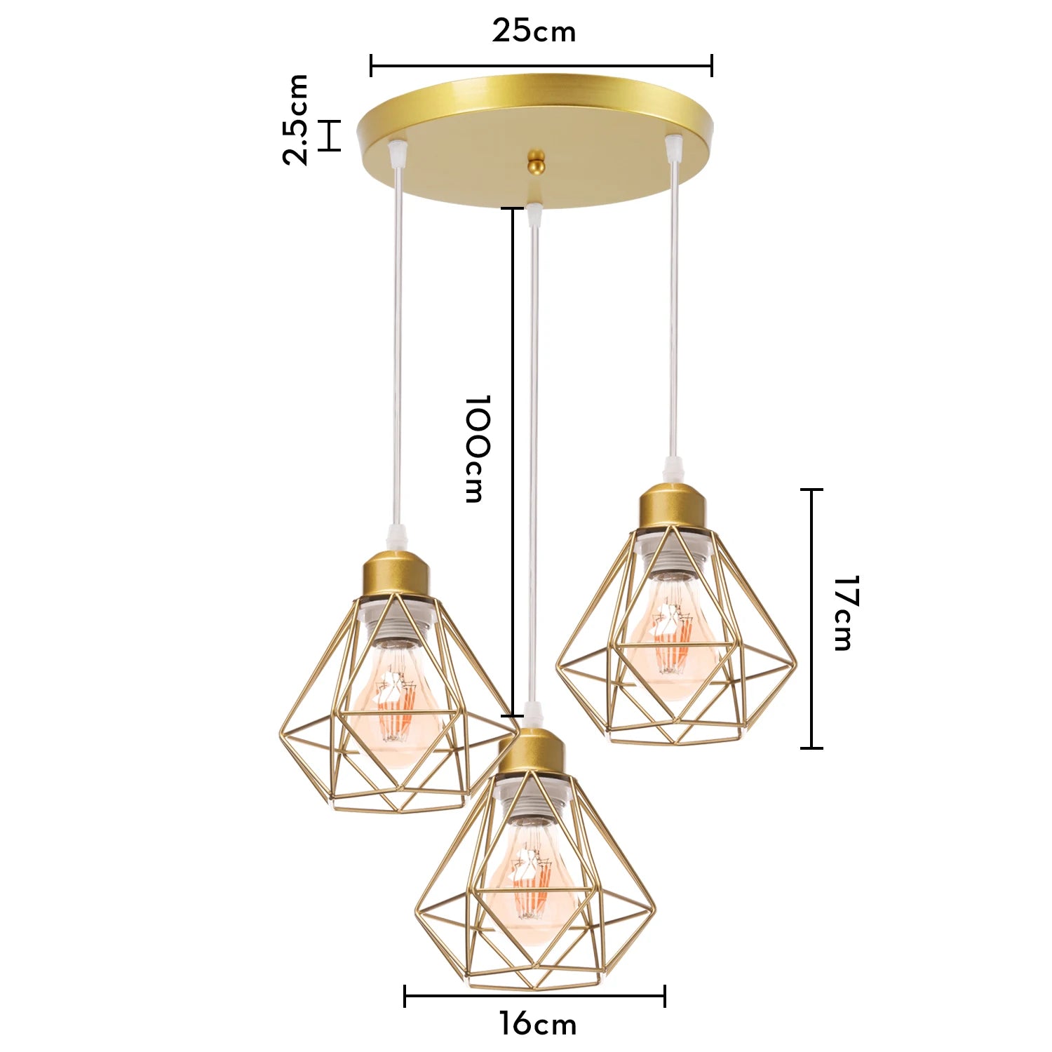 Industrial Adjustable LED Pendant Light