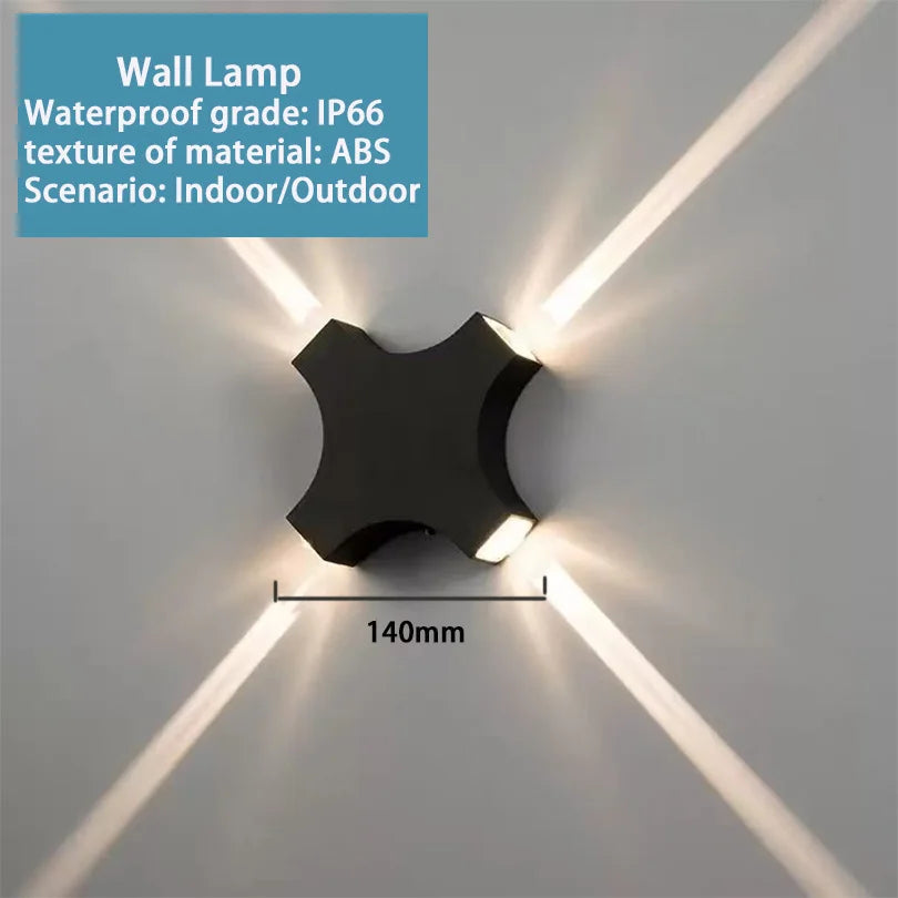 IP66 Waterproof LED Outdoor Wall Sconce