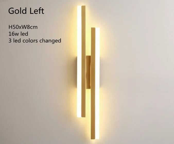 Copper Accent Acrylic LED Wall Sconce