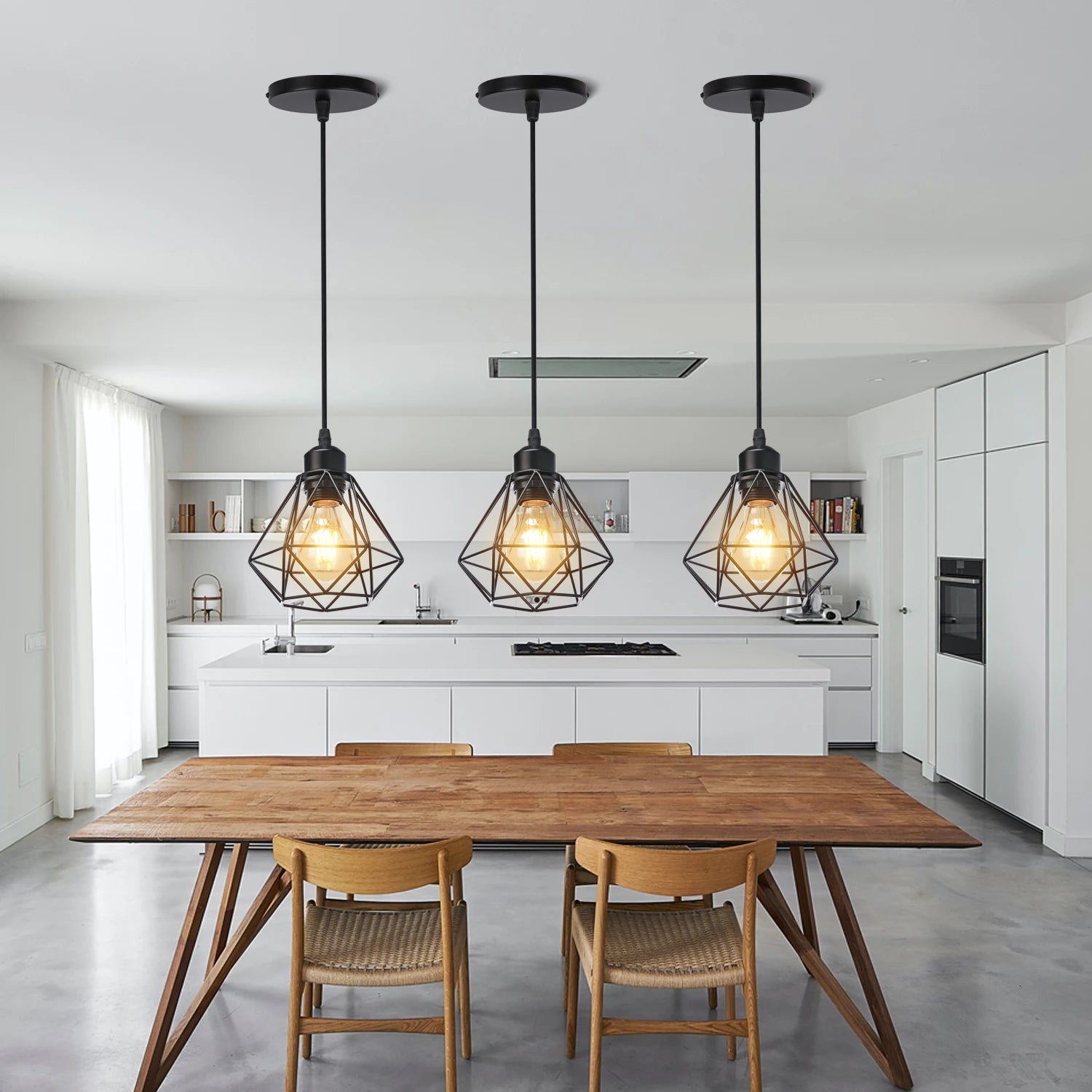 Industrial Adjustable LED Pendant Light