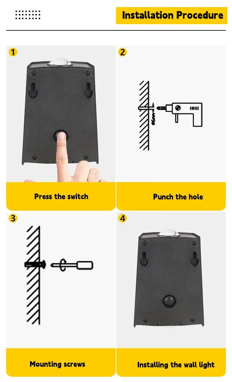 Solar LED Up & Down Outdoor Wall Light
