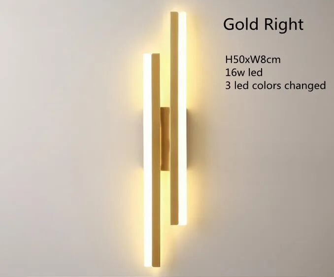 Copper Accent Acrylic LED Wall Sconce