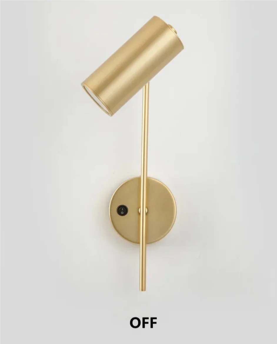 Minimalist LED Rotatable Wall Light with Switch