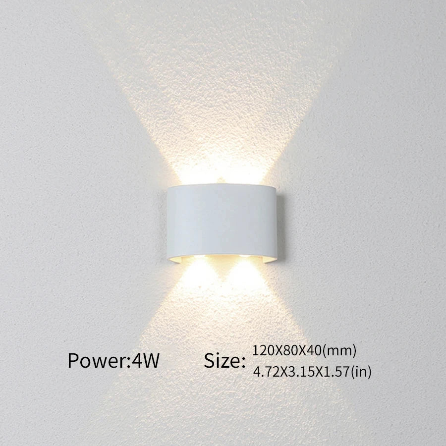 Minimalist IP66 LED Wall Light