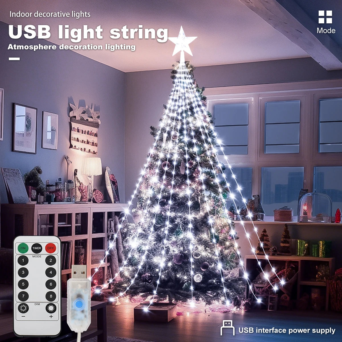 USB LED Fairy String Lights – Waterproof