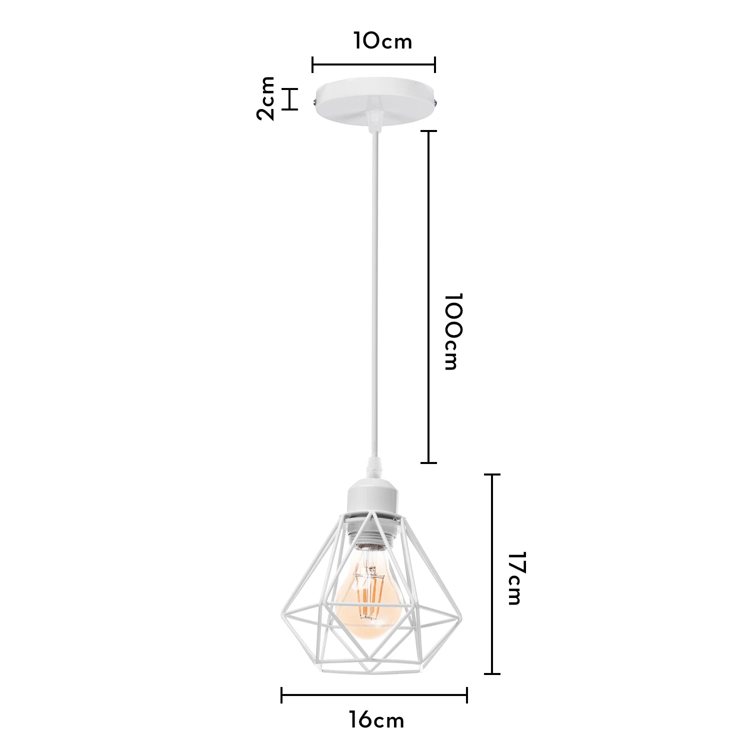 Industrial Adjustable LED Pendant Light
