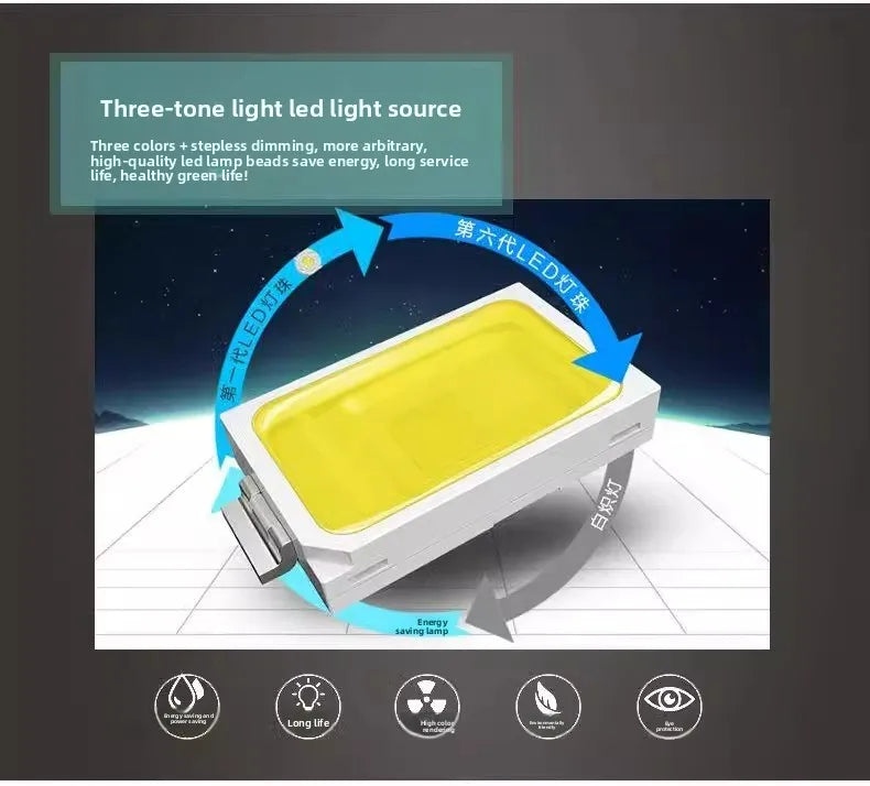 Modern K9 Crystal Flush Mount LED Chandelier