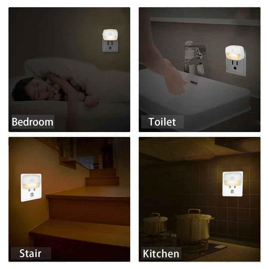 Motion Sensor LED Plug-In Night Light