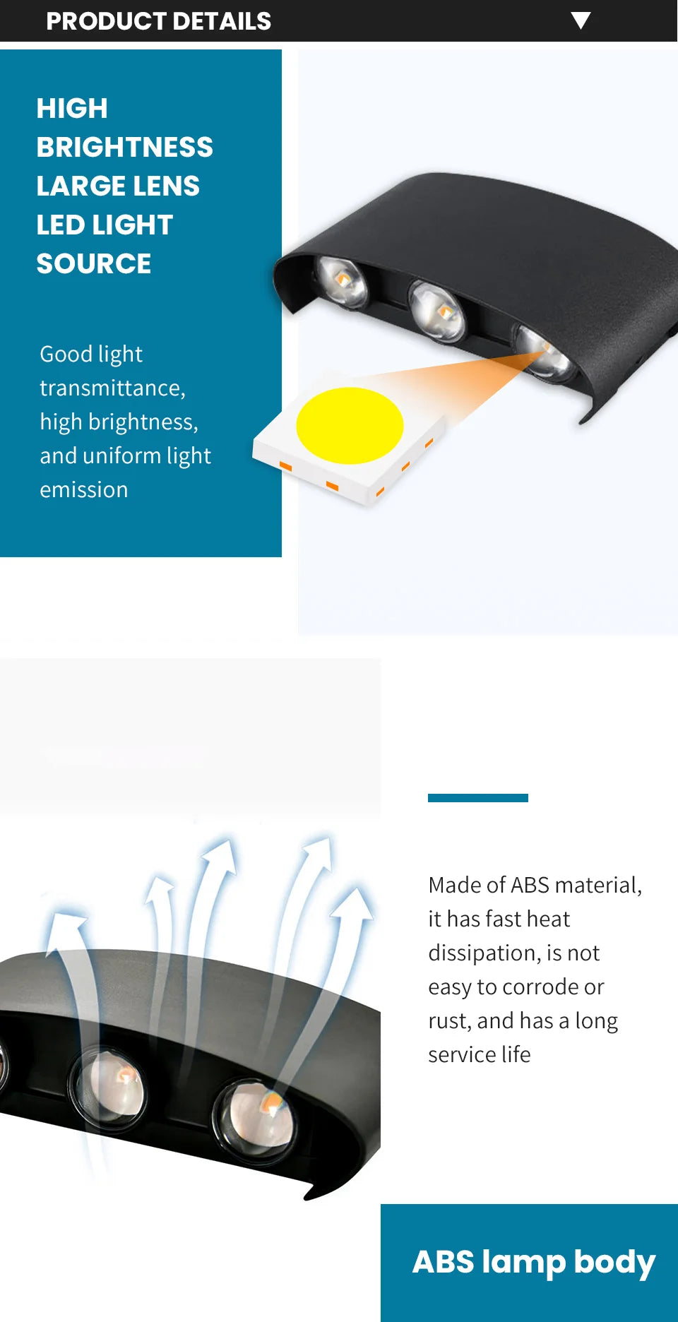 Minimalist IP66 LED Wall Light