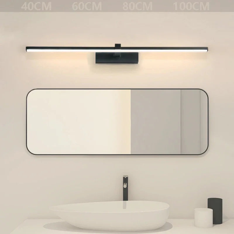 Modern LED Mirror Wall Light – Long Strip