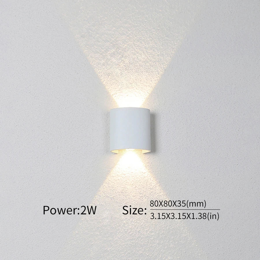 Minimalist IP66 LED Wall Light
