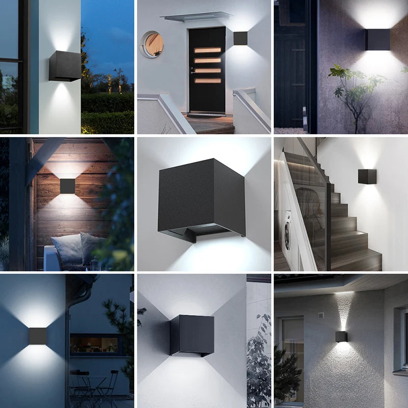 Waterproof Outdoor LED Wall Light – Aluminum