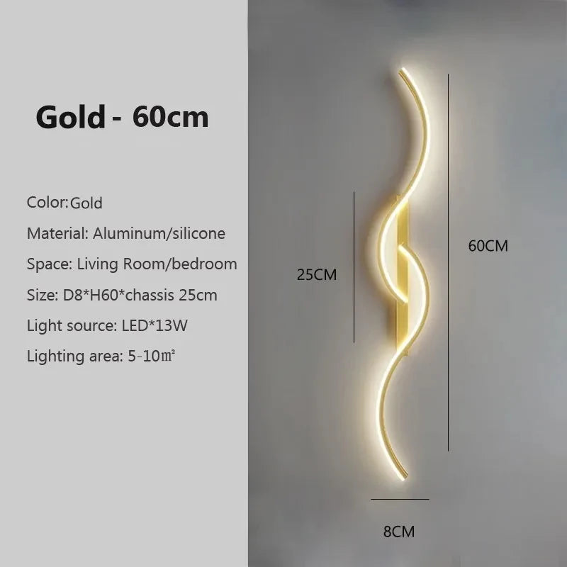 Minimalist LED Long Strip Wall Sconce