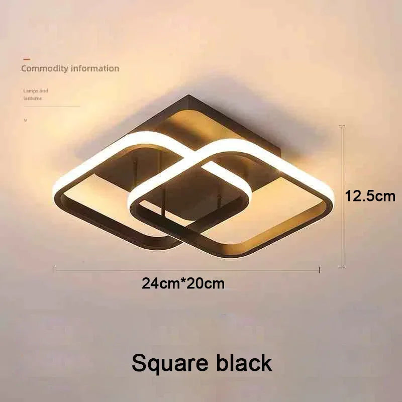 Modern LED Surface Mounted Ceiling Light – 3 Color Dimming