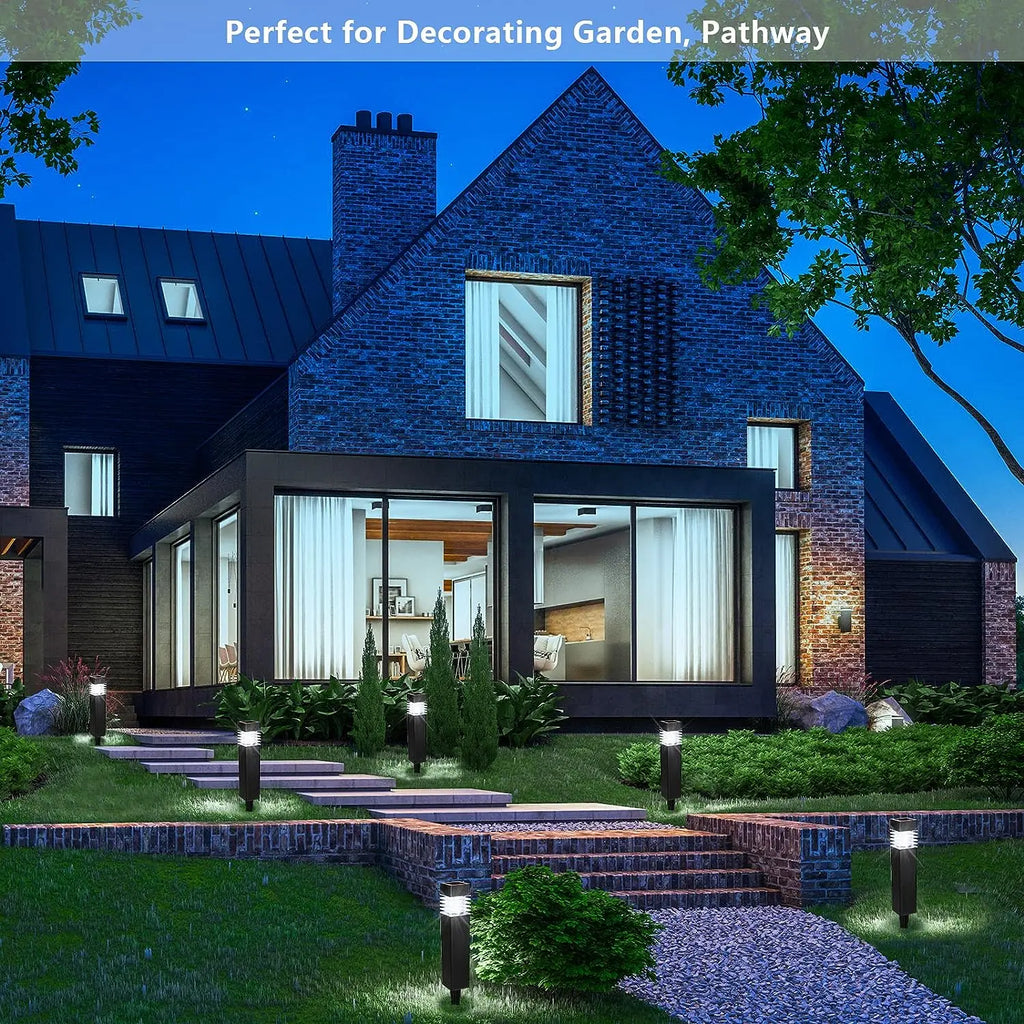Solar LED Pathway & Landscape Lights – IP65 Waterproof