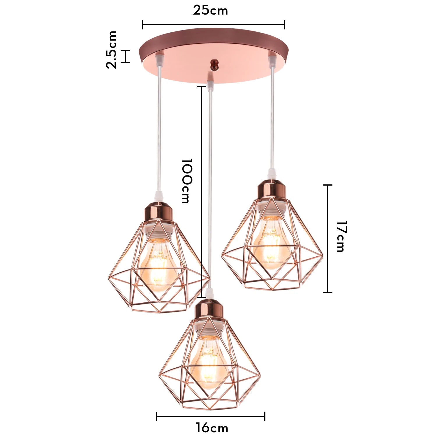 Industrial Adjustable LED Pendant Light