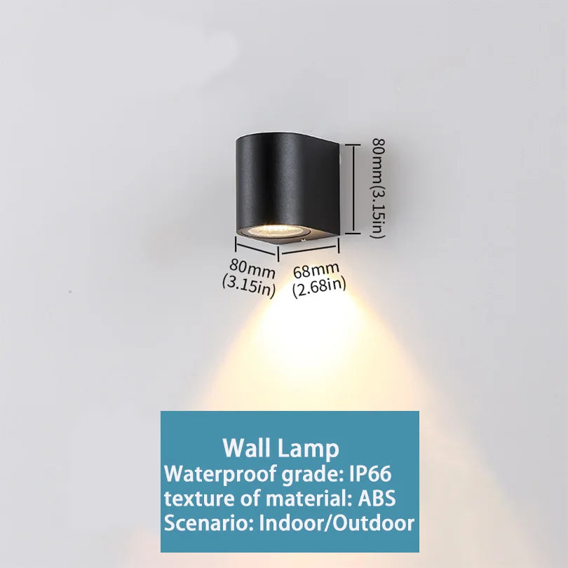 IP66 Waterproof LED Outdoor Wall Sconce