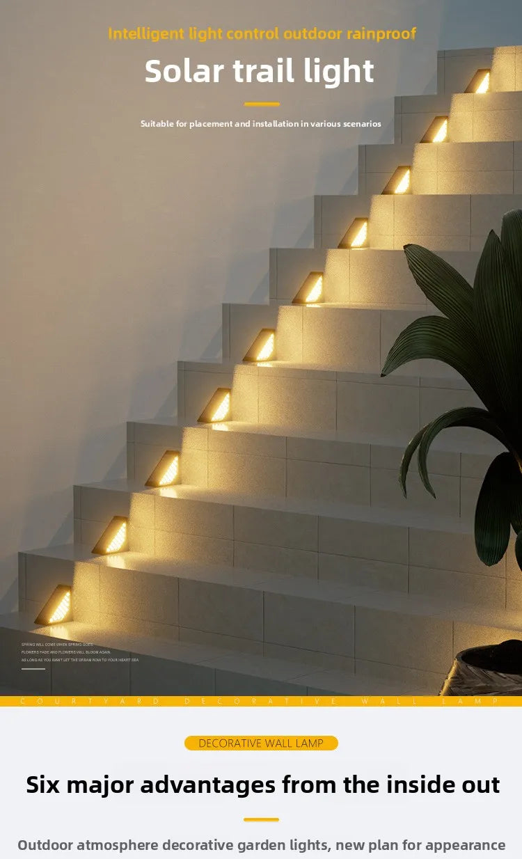 Solar LED Outdoor Stair & Step Light