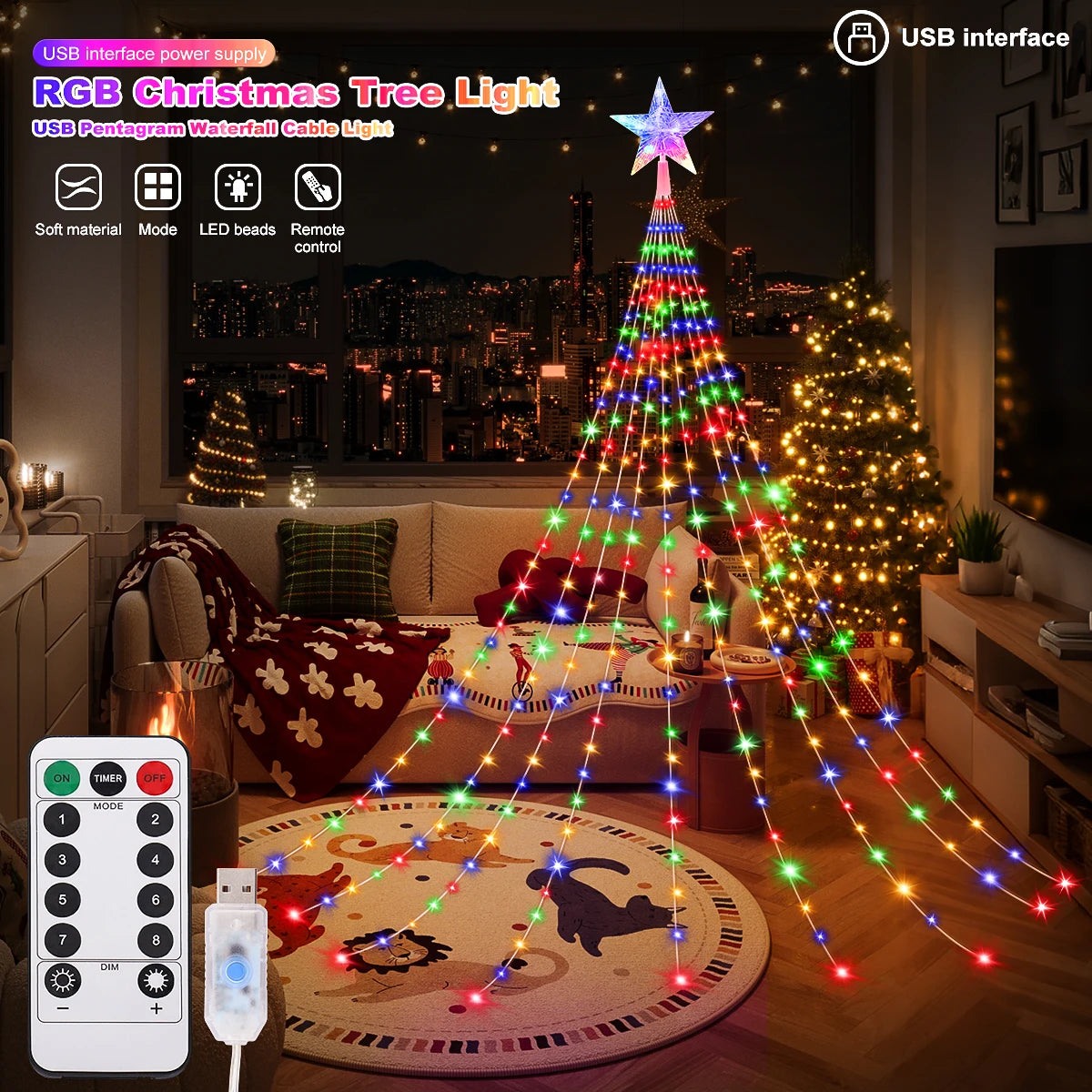USB LED Fairy String Lights – Waterproof