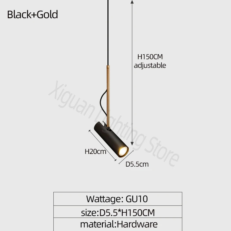 Minimalist GU10 LED Spotlight Chandelier
