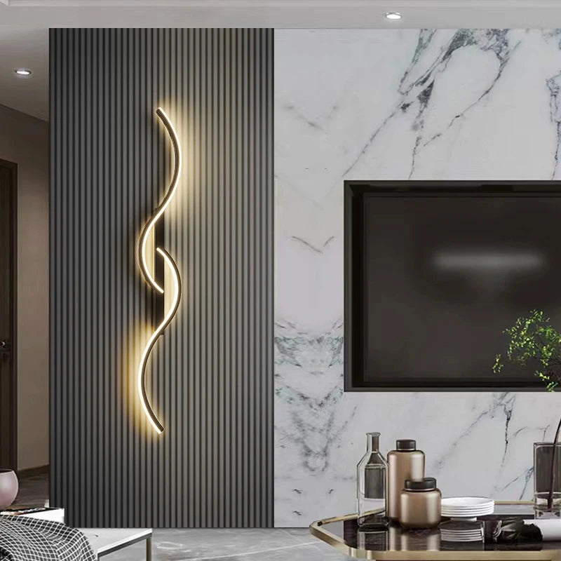 Minimalist LED Long Strip Wall Sconce
