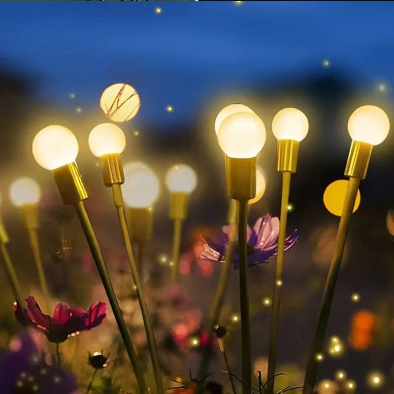 Solar LED Firefly Garden Lights