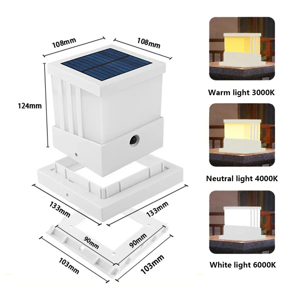 Solar LED Outdoor Post & Fence Light