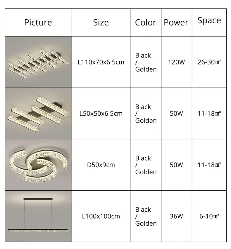 Modern LED Ceiling Light Chandelier