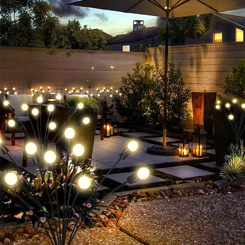 Solar LED Firefly Garden Lights